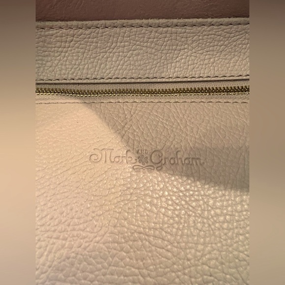 Mark & Graham Blush Daily Tote GENUINE LEATHER in AMAZING shape!! - Picture 9 of 11
